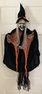 36” Hanging Witch Halloween Haunted House Prop New Yard Haunt Witches Gothic - Picture 1 of 8
