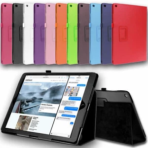 Apple iPad 10.2" 9th Generation 2021 Ipad A3 10.5 2017 Leather Smart Cover case - Picture 1 of 7