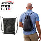 Drawstring Bag Durable Lot Gym School Outdoor Sport Travel Backpack Sack Pack