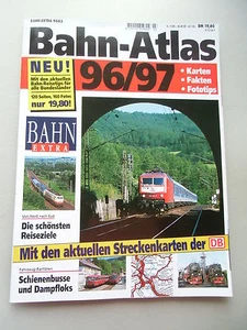Bahn-Extra Bahn-Atlas 96/97 Karten Fakten Fototips - Bild 1 von 1