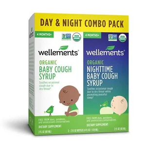 Wellements Organic Baby Cough Syrup Day & Night Value Combo Pack | Daytime & - Picture 1 of 3