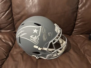 Rob Gronkowski New England Patriots Signed Riddell Slate Replica Helmet JSA - Picture 1 of 5