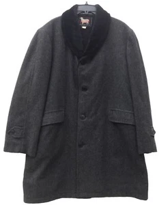 Vintage Woolrich Wollmantel Jacke Woolen Mills Gr. 44 schwarz grau - Bild 1 von 4