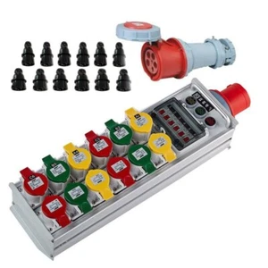 12-Wege Stromverteilerbox 35KW 63A für Bühnenbeleuchtung/Großbildverkabelung - Bild 1 von 1