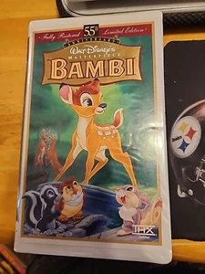 WALT DISNEY'S MASTERPIECE BAMBI 55TH ANNIVERSARY LIMITED EDITION VHS VG COND. - Picture 1 of 5