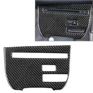 Cubierta del panel de CD de la consola central para Nissan GTR R35 2008-16 negro coche RHD - Imagen 1 de 9