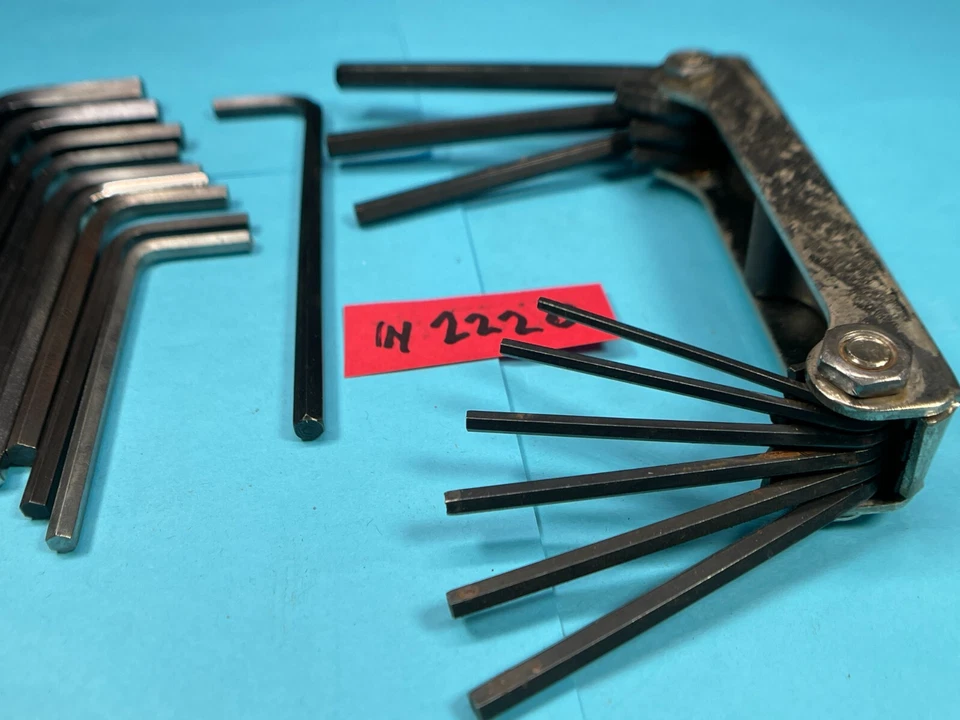 Hex Key Set CR-V Metric & SAE Hex Wrenches - Eklind Tool No. 91   19pc    IN2220 - Image 1 of 4