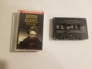 Bryan Adams - Reckless - Cassette Tape - Picture 1 of 1