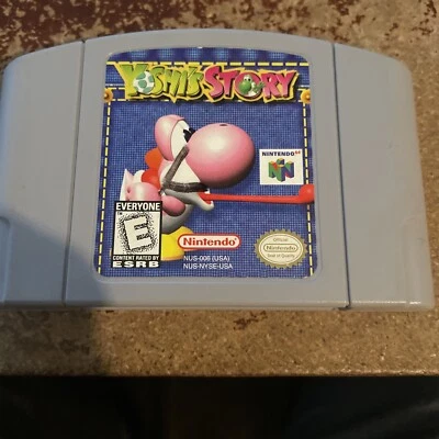 Yoshi's Story (Nintendo 64, 1998) N64 Authentic - Image 1 of 2