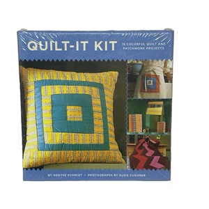 Quilt It Kit Patchwork Projects Denyse Schmidt 15 Project Cards Makes One Pillow - Picture 1 of 10