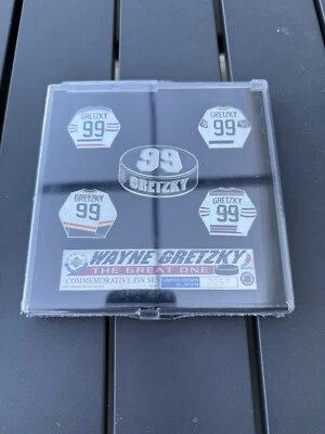 Juego de prendedores de cubierta superior Wayne Gretzky sellados #2057/9999 - The Great One Foto 1 de 3