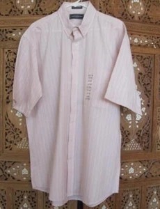 STO Susquehanna Trail Outfitters Sz XLT NWT Stripe Short Sleeve Shirt - Picture 1 of 7