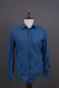 Vivienne Westwood Blue Long Sleeve Button Down Shirt Size 54 - Picture 1 of 23