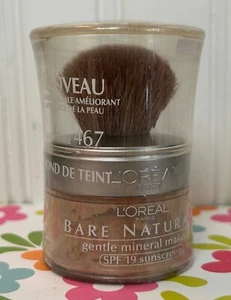 SEALED L'OREAL BARE NATURALE MINERAL LOOSE POWDER FOUNDATION SAND BEIGE # 467 - Picture 1 of 3
