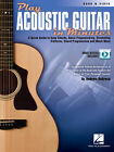 Play Acoustic Guitar in Minutes for Beginner Music Lessons Tab Book Online Video