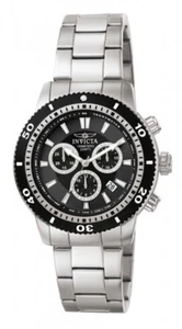 Reloj cronógrafo de cuarzo especial para hombre Invicta 1203 esfera negra - Imagen 1 de 5