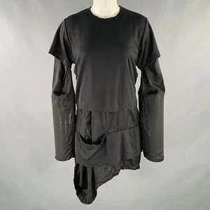 COMME des GARCONS Size S Black Polyester Layered Dress - Picture 1 of 7