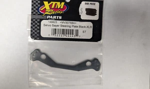149923 Servo Sayer Steering Plate Black XLB - Picture 1 of 2