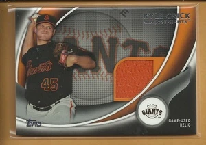 Kyle Crick RC 2014 Topps Pro Debut Duds Rookie Jersey Insert Card #DD-KC Giants - Picture 1 of 2