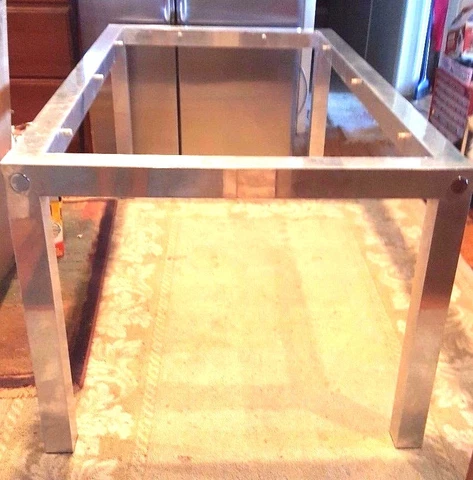 Rausch Aluminum Outdoor Extension Dining Table! Incredible Tubes  Hold Extension Cover