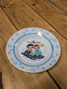 Figgjo Norway Thorbjørn Egner Karius Baktus Childrens Cereal Soup Bowl Trolls - Picture 1 of 3