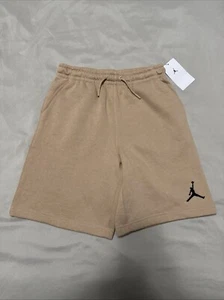 Air Jordan Essential Cotton Shorts Kids Size 12-13 Large  Brown New With Tags - Picture 1 of 11