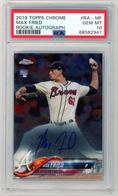 Max Fried マックス フリード MLB topps Auto 直筆サイン - その他