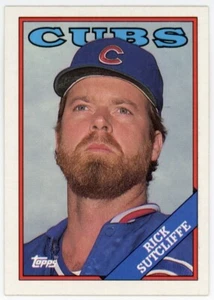 Tarjeta de béisbol 1988 Topps #740 Rick Sutcliffe Chicago Cubs - Imagen 1 de 1