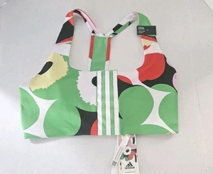 Adidas Women MMK MS Sports Bra Floral NWT Size SMALL 34 A - Picture 1 of 6
