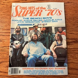 Vintage 1976 Song Hits Of The Super 70s Magazine Rare The Beach Boys Cover - Picture 1 of 6