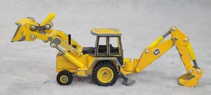 Vintage Ertl John Deere Backhoe Loader 1/64 Diecast Yellow - Picture 1 of 10