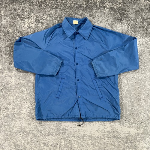 COACH Giacca a vento vintage linea gesso uomo grande allenatore nylon USA retrò anni 80 90