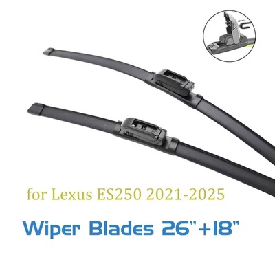 2,Windshield Wiper Blades 26 18 Replacement For Lexus ES250 2021-2025 Front Foto 1 de 4