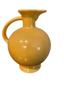 Vintage Fiesta Ware Homer Laughlin Yellow Carafe Jug Pitcher Art Deco - Picture 1 of 7