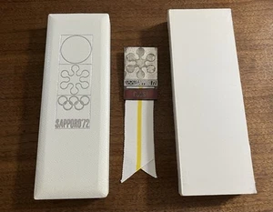 1972 Sapporo Winter Olympic Guest Badge Boxed Original Case Japan medal Tokyo - Picture 1 of 4