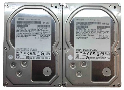 LOT OF 2 | HGST Ultrastar 3TB | 7.2K 64MB SATA-III 3.5" HDD | HUA723030ALA640 - Image 1 of 4