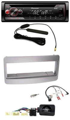 Pioneer CD USB Lenkrad DAB MP3 Autoradio für Toyota RAV 4 2001-2006 dunkelsilber - Bild 1 von 4