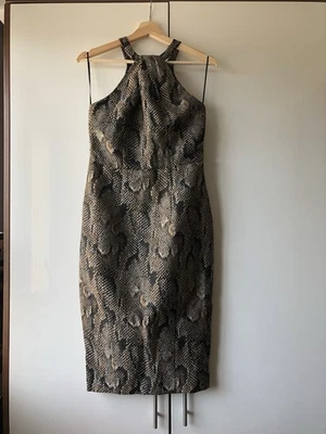 H&M animal print dress size 10 - Image 1 of 4