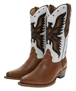 Bottes de cowboy Sendra Boots 5514 femmes bottes western marron blanc - Photo 1/9