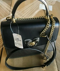 Neu mit Etikett Coach Designer-Handtasche Kette und Lederriemen UVP 395 $ UNSER PREIS 279 $ - Bild 1 von 4