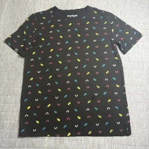 True Religion Shirt Youth XL Black & Colored Short Sleeve Graphic Tee - Picture 1 of 5