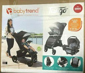 Babytrend Tango Travel System, Stroller + Car Seat + Base, up to 50 lbs, Spectra