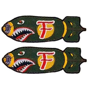 F Bomb bestickt taktische Moral Patch | 2 Stück Haken Rückseite 3,5"x1" - Bild 1 von 1