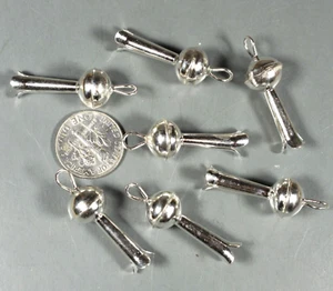Kürbisblütenbank Perlen Sterlingsilber Made in USA - Bild 1 von 7