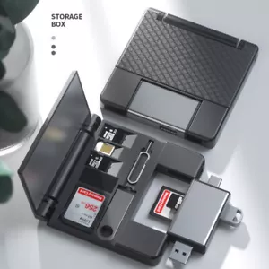 7-in-1 USB-C OTG Adapter SD TF Memory Card Reader Storage Box For iPhone Samsung - Picture 1 of 15