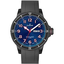 Edox 84300 37NRCA BRB Men's Chronorally S Blue Quartz Watch