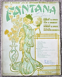 Partituras Fantana 1904 kimono gran formato - Imagen 1 de 1