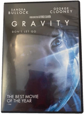 Gravity. Don't Let Go w/Sandra Bullock. Like New. DVD + Digital Ultra Violet. - Image 1 of 4