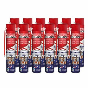 POLYNOR HOME 750ml PUR Sprühisolierung (rohrförmig) 12 Stk