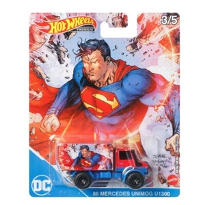 Mattel - Hot Wheels Cars - DC Comics Superman - 88 MERCEDES UNIMOG U1300 (GJR24) - Picture 1 of 1